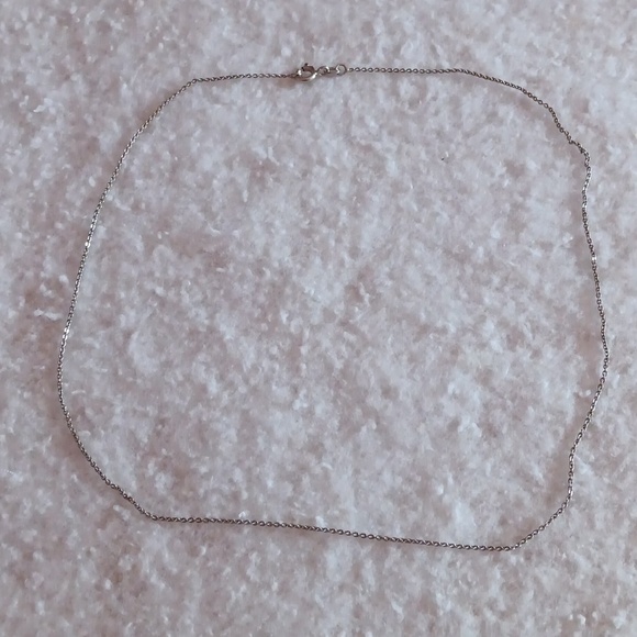 925 Italy Silver Delicate Tiny Chain Necklace - Picture 11 of 13